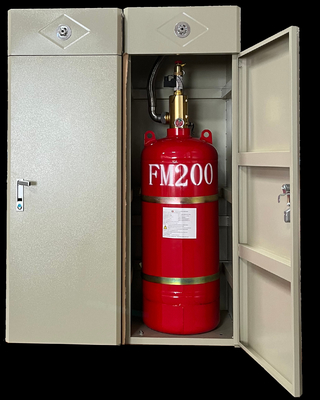 A Class FM200 Cabinet System Fire Suppression In Temperature Range -20C To 50C