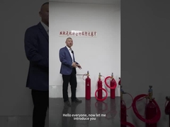 Tubo di rilevamento incendio con estintore FM200