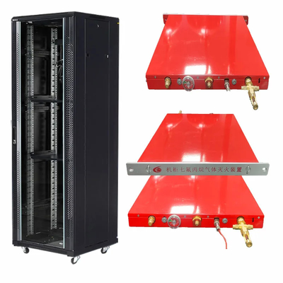 Server rack Fire Suppression Unit Red Automatic Fire Suppressor With Online Technical Support Solutions